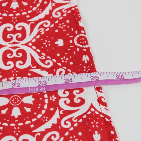 TECREW Women's Boho Red Floral V Neck Spaghetti Straps Tank Top Bandana Large - Picture 9 of 9